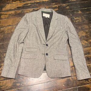 Banana Republic brown tweed royalcore business casual blazer